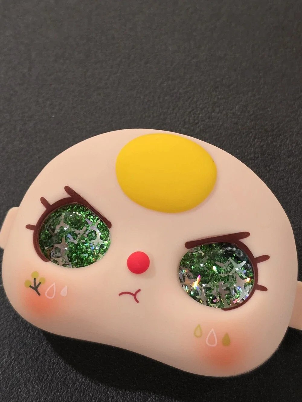 Baby Three Rare Motion Glitter Eyes Face Replacement